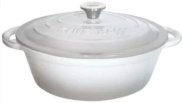 slomart KING Hoff 6.2L pekač, lito železo, siva