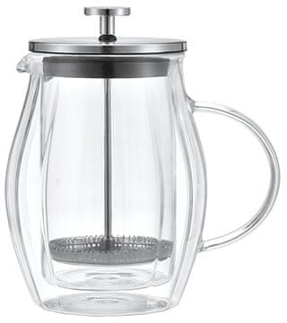 slomart Batna posoda za kavo/čaj Klausberg, steklena, 0,60l