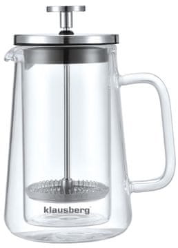 slomart Batna posoda za kavo/čaj Klausberg, steklena, 0,35l