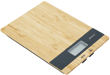 slomart Kuhinjska tehtnica, bambus, 5kg, KING Hoff