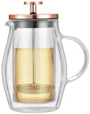 slomart Klausberg French press, steklo/baker, 0,35 L