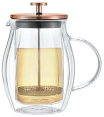 slomart Klausberg French press, steklo/baker, 0,60 L