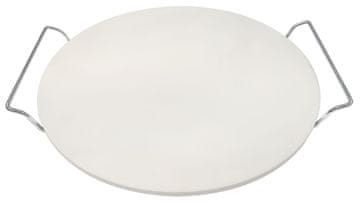slomart Klausberg Kamen za peko pizze s stojalom ø 33 cm