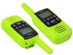 Zeleni walkie-talkiji z dosegom 3 km