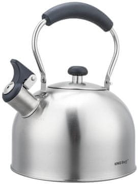 slomart KING Hoff Kuhinjski lonec z piščalko, 2.5 L, nerjaveče jeklo