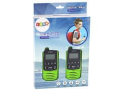 Zeleni walkie-talkiji z dosegom 3 km