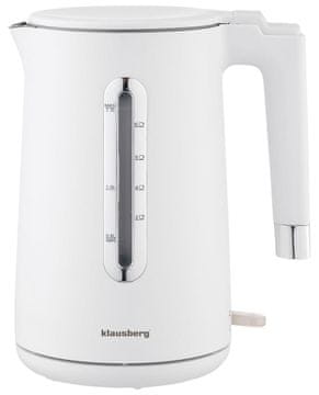slomart Klausberg grelnik vode KB-7890, bel, 1,7l