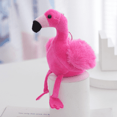 slomart LEAN TOYS plišasti obesek za ključe - Flaming, roza, 12 cm