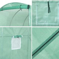 slomart LEAN vrtni tunel folija rastlinjak 4,5x2x2 m, zelen, UV zaščita