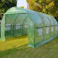 slomart LEAN vrtni tunel folija rastlinjak 4,5x2x2 m, zelen, UV zaščita