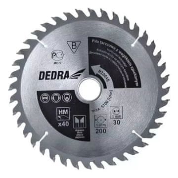 slomart Dedra DEDRA krožna žaga za les, 100 zob, Ø350x30 mm