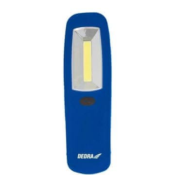 slomart Ročna LED svetilka Dedra 3W COB, 200lm, z baterijami