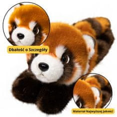 slomart LEAN TOYS plišasta panda (ruda) obesek za ključe 13 cm
