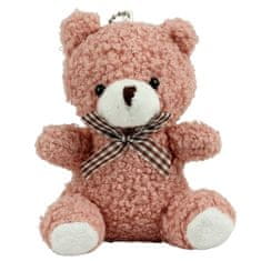 slomart LEAN TOYS plišasti obesek za ključe - Miško, roza, 8 cm