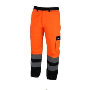 slomart Dedra zaščitne delovne hlače, oranžne, vel. S