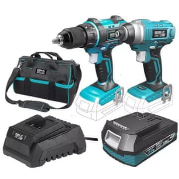 slomart Dedra DED7041+DED7045+DED7032+DED7038+DED7001 18V komplet orodja