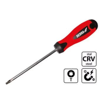 slomart Dedra Torx vijačnik T10x80mm, CRV