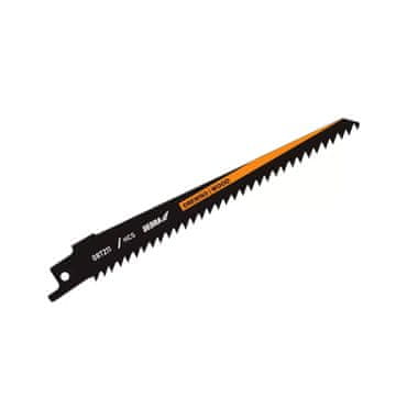slomart Listi za sabljasto žago Dedra 150/125mm, les/plastika, HCS, 3 kosi