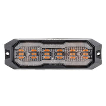 AMIO Oranžna pozicijska opozorilna luč z rdečo LED pozicijsko lučjo R65 R148 12V 24V 24W amio-04863