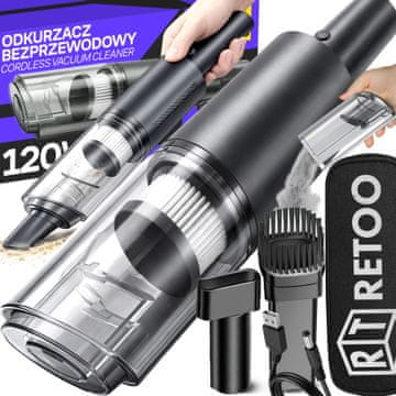 slomart Akumulatorski ročni sesalnik RTO OR1337, 120W, HEPA filter