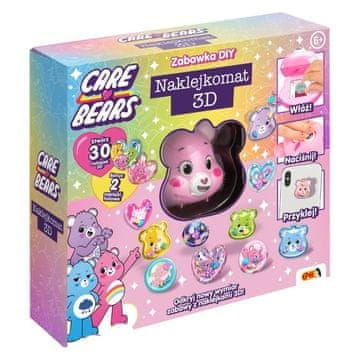 slomart EPEE naklejkomat 3D Care Bears, roza