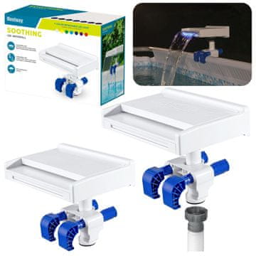 slomart Bestway 58619 LED vodna fontana za bazen 7 barv