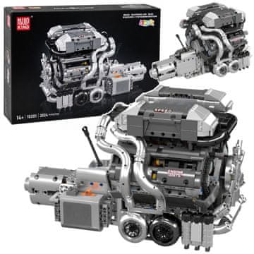 slomart LEAN TOYS V8 motor z menjalnikom, 2024 delov
