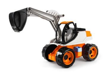 LENA LENA Giga Trucks 913107 bager 63 cm, rumena/črna