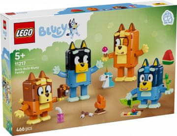 slomart LEGO 11217 Bluey družina iz kock