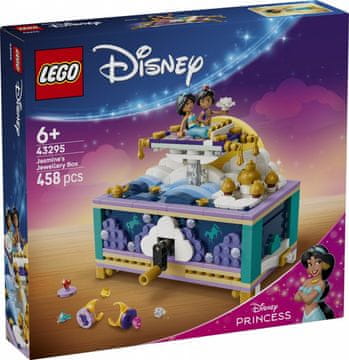 slomart LEGO 43295 Škatla za nakit Jasmine Disney Princess, 458 elementov