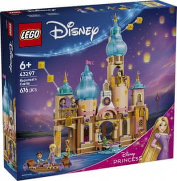 slomart LEGO Disney 43297 Roszpunčin grad, 676 delov