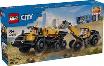 slomart LEGO 60494 City Izmetnik in čelni nakladač, 1132 delov