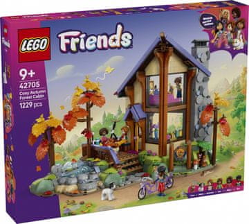 slomart LEGO Friends 42705 Jesenska gozdna koča, 1229 delov