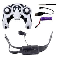 slomart LEAN TOYS robot pes TOOBY, daljinsko voden, RC, 360, luči, zvok, belo-vijoličen