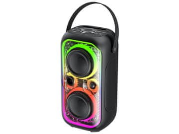 slomart TRACER Poweraudio Crystal 60 Prenosni Bluetooth zvočnik 60W, prozoren