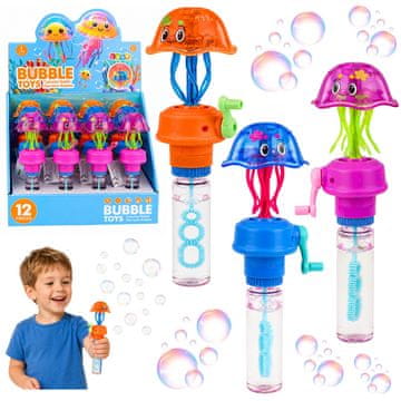 slomart Mehurčki LEAN TOYS v obliki meduze s svetlobo LED