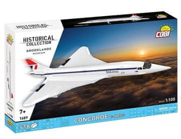 slomart Gradbeni bloki: Letalo Concorde G-BBDG (518 elementov)