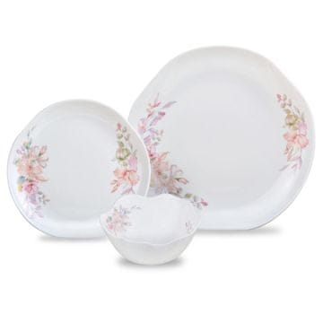 slomart KING Hoff Set kozarcev 18 kosov (opal, bel)