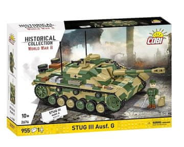 slomart Cobi Klocki Stug III Ausf. G - Model tanka, 955 delov