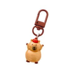 slomart Mini obeski za ključe LEAN TOYS Kapibara, figurice, 4 kos.