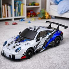 slomart Drift avto na daljinsko vodenje RC, 4WD, modri, 1:24