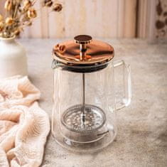 slomart Klausberg French press, steklo/baker, 0,60 L