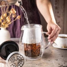 slomart Klausberg French press, steklo/baker, 0,60 L