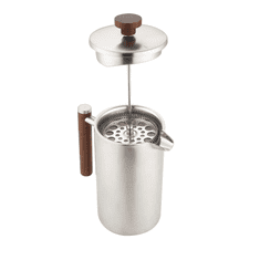 slomart KING Hoff French press, 1l, dvojna stena, leseni ročaj