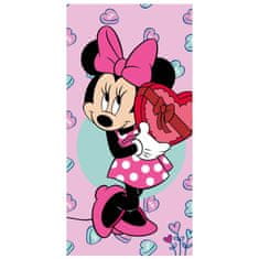 Disney Miška Minnie Roza, HITRO SUŠEČA brisača za plažo, kopalna brisača, 100% BOMBAŽ 70x140 cm OEKO-TEX