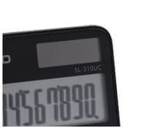 CAI CASIO Žepni kalkulator SL-310UC-BK, črn, 10 mestni zaslon