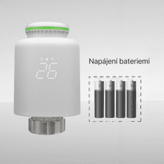 BOT BOT Pametna termostatska glava Tuya TH10 z ZigBee/WiFi, bela