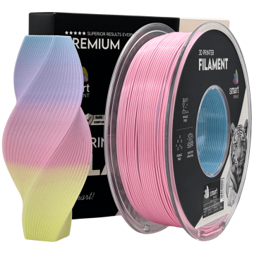 Smart Print 5x Silk PLA Mavrica Svetle Barve filament 1.75mm - Smart Print Sijajni Filament za 3D Tisk (1kg Kolut)