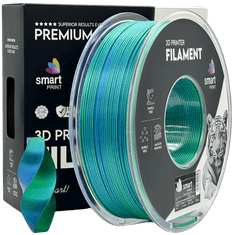 Smart Print 5x Silk PLA Trojna Barva Objema Oceanov filament 1.75mm - Smart Print Sijajni Filament za 3D Tisk (1kg Kolut)