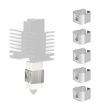 Start3Dprint 5 kos nerjavečih pritrdilnih sponk za Bambu Lab P1P / P1S / X1C / X1 3D tiskalnike